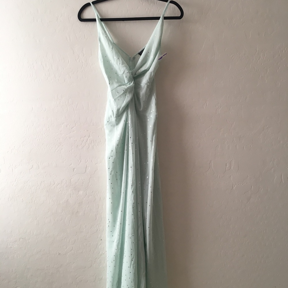 Topshop sea foam green dress